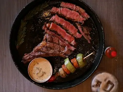 Illustrative grilled photo for K&K BBQ (not from the restaurant)