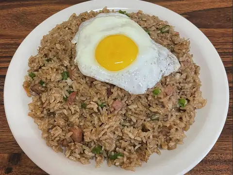 Fried rice with egg at Times Coffee Shop in Kailua, Oʻahu